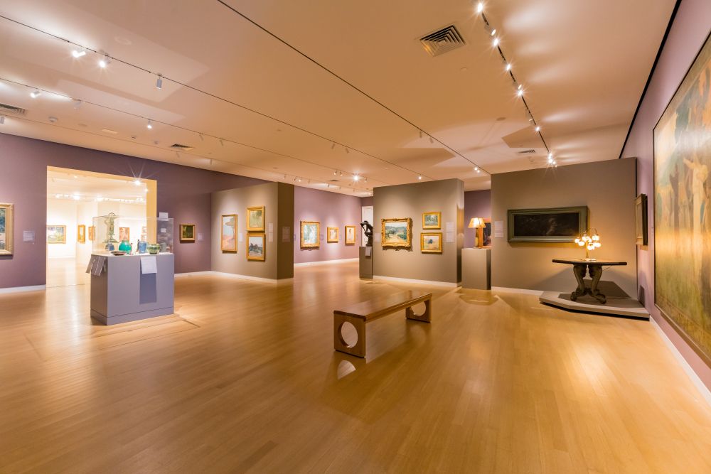 Interior of Crocker Art Museum