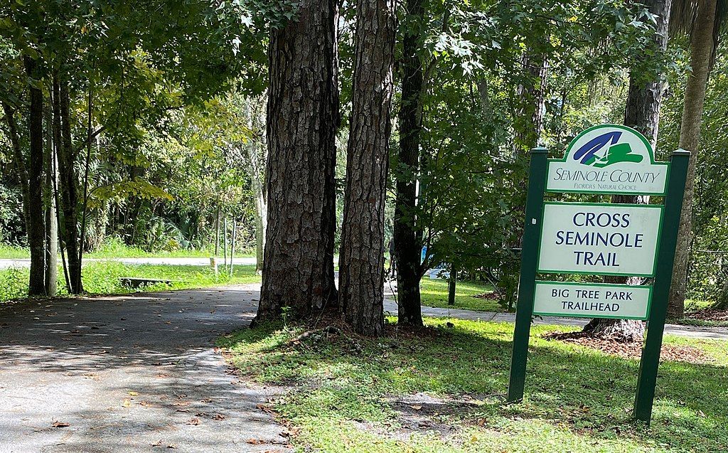 Signage of Cross Seminole Trail