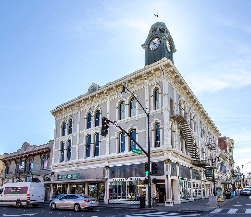 Buildings at Downtown Petaluma