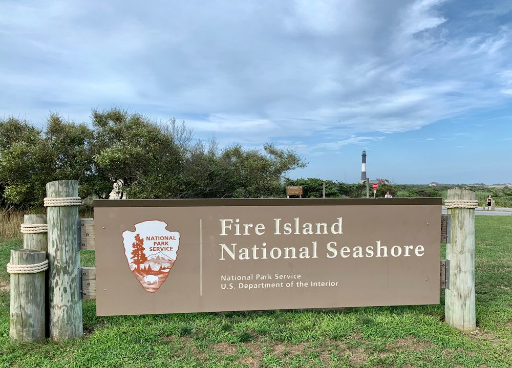 Signage of Fire Island National Seashore
