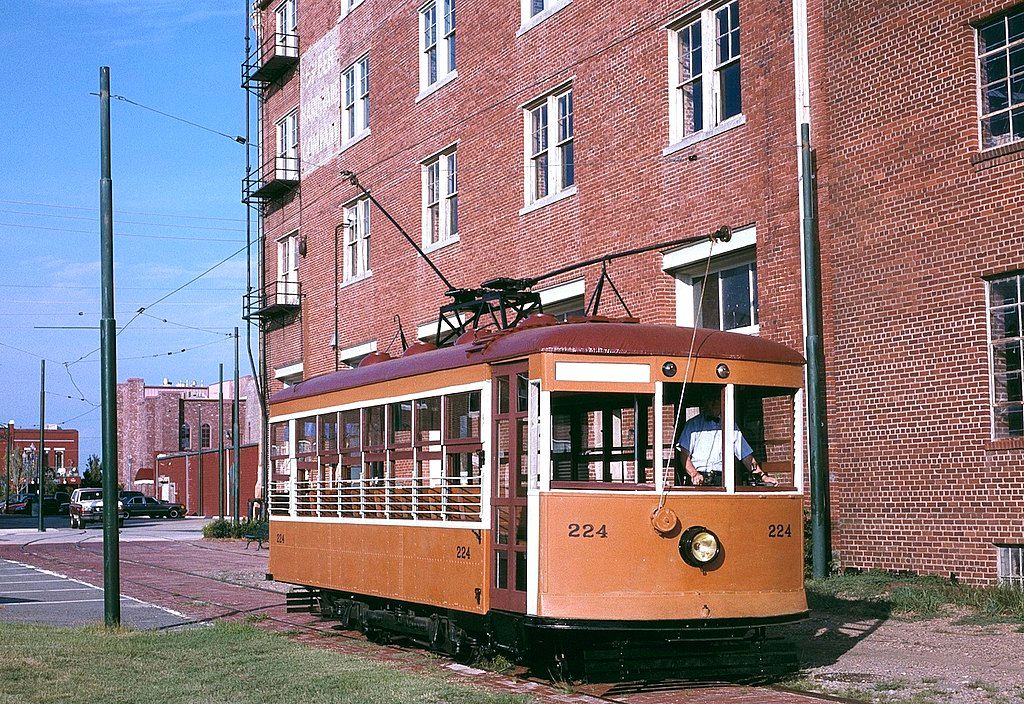 Birney car at Fort Smith Trolley Museum