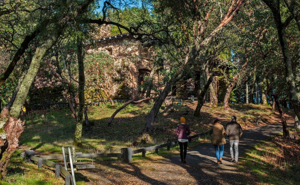 People walking along Jack London State Historic Park