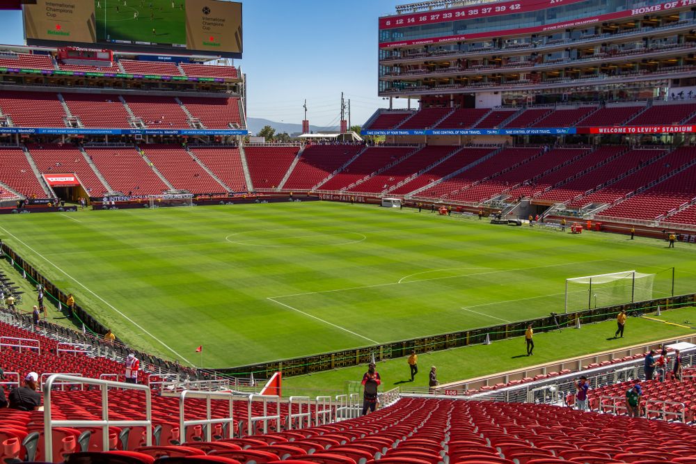 The field of Levi’s Stadium