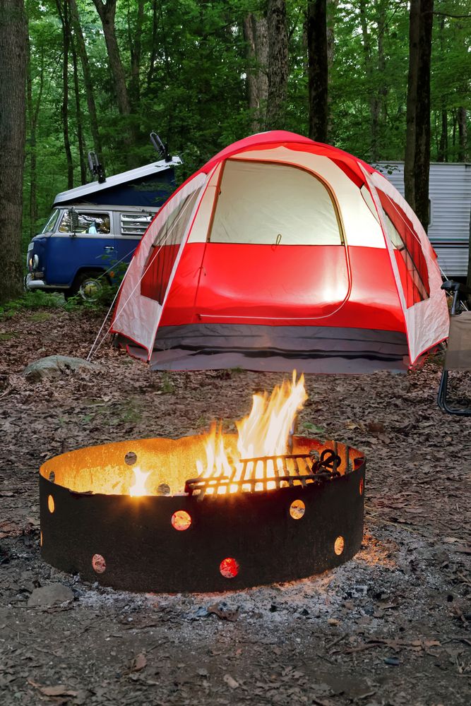 Camping at Locust Lake State Park