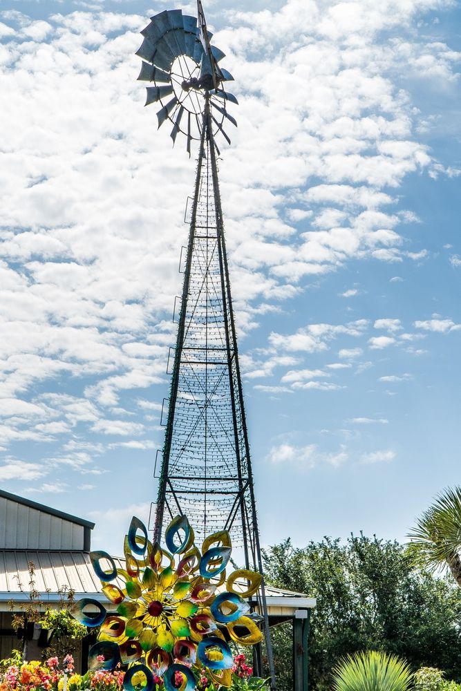 A windmill at Lukas Nursery