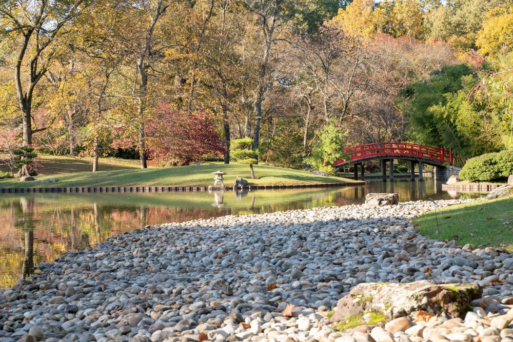 Daytime view of Memphis Botanical Garden