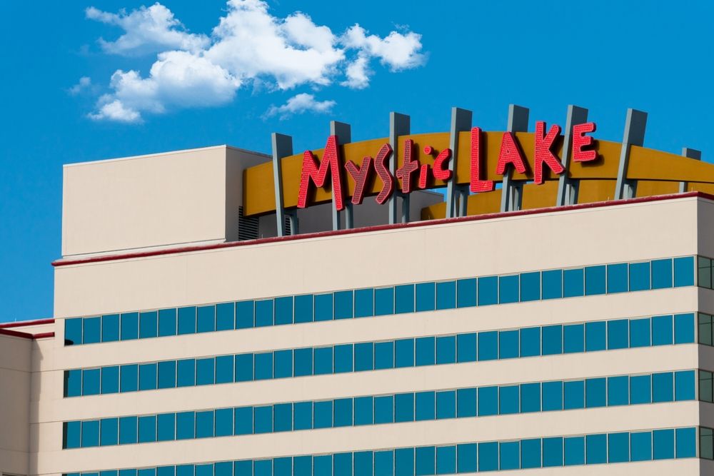 Exterior of Mystic Lake Casino Hotel