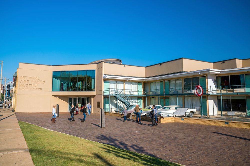 Exterior of the National Civil Rights Museum