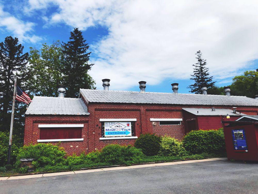 Entrance to the No. 9 Coal Mine and Museum