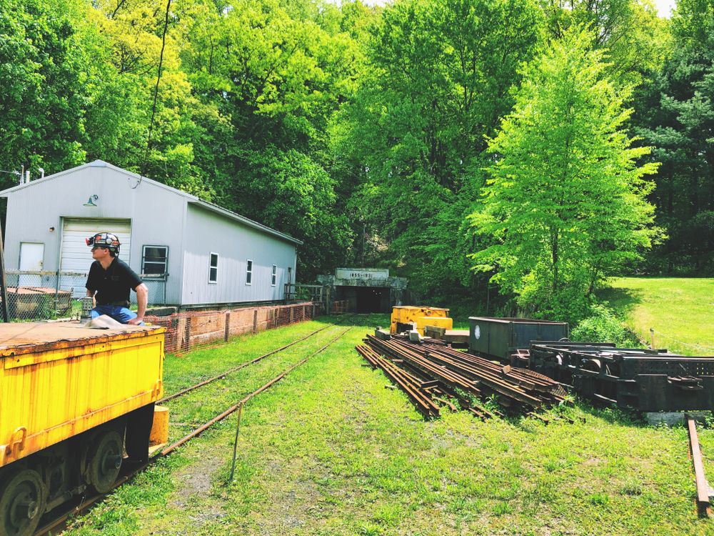 Mining equipments at No. 9 Coal Mine and Museum