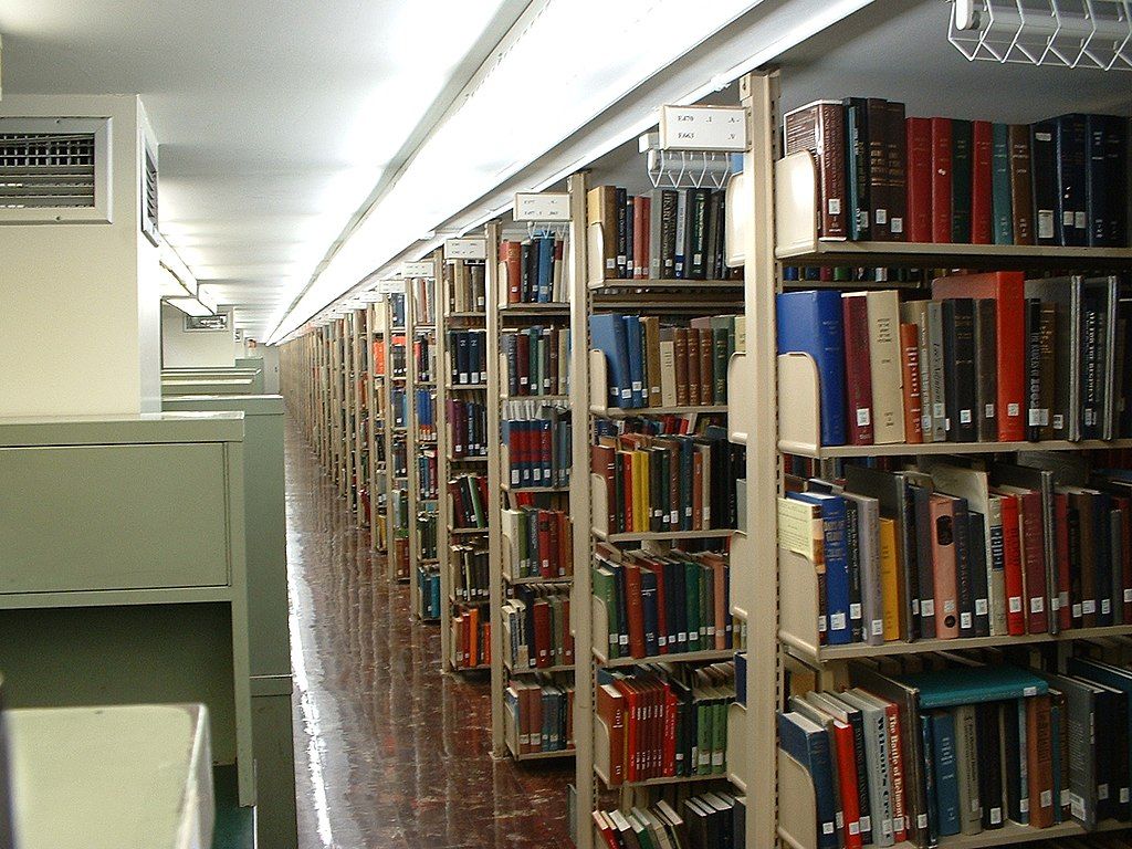 Interior of Pattee and Paterno Library