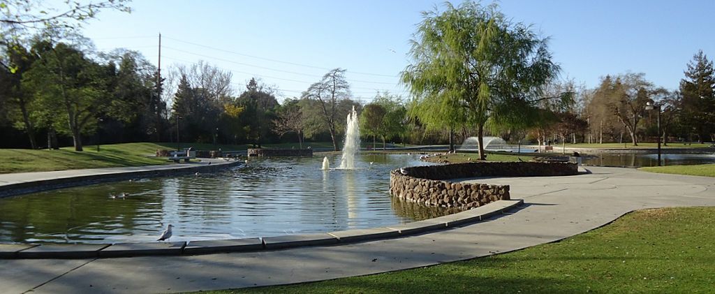 The pond of Santa Clara Central Park
