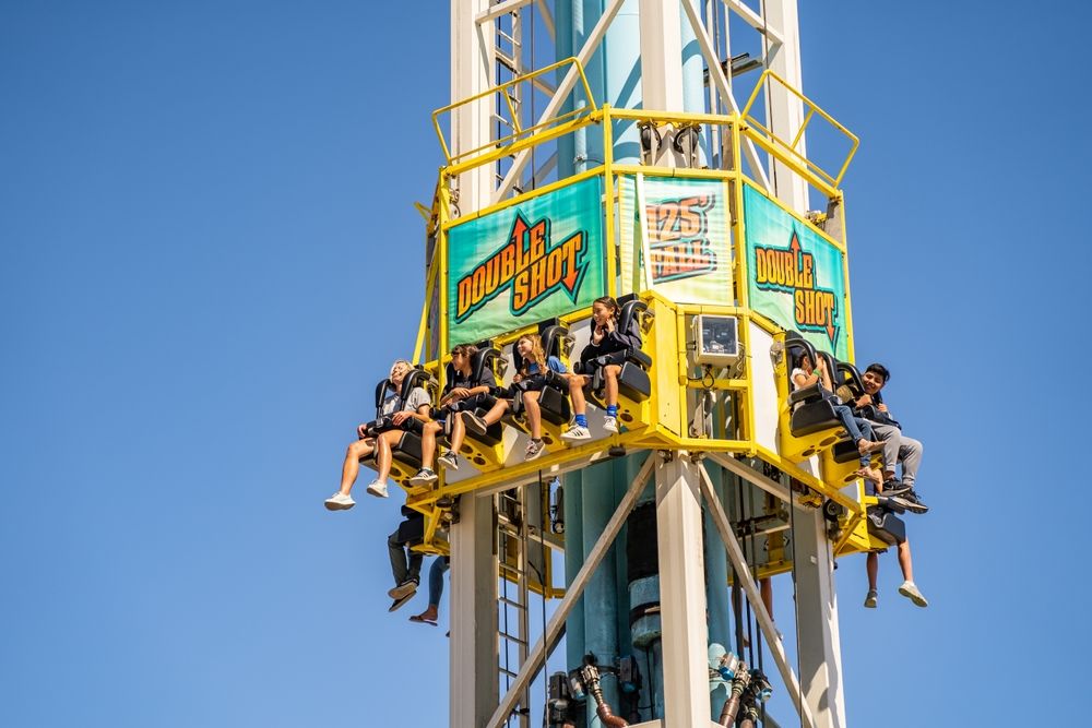 Carnival ride at Santa Cruz Beach Boardwalk