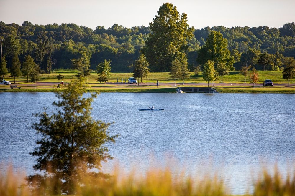 Kayaking at Shelby Farms Park