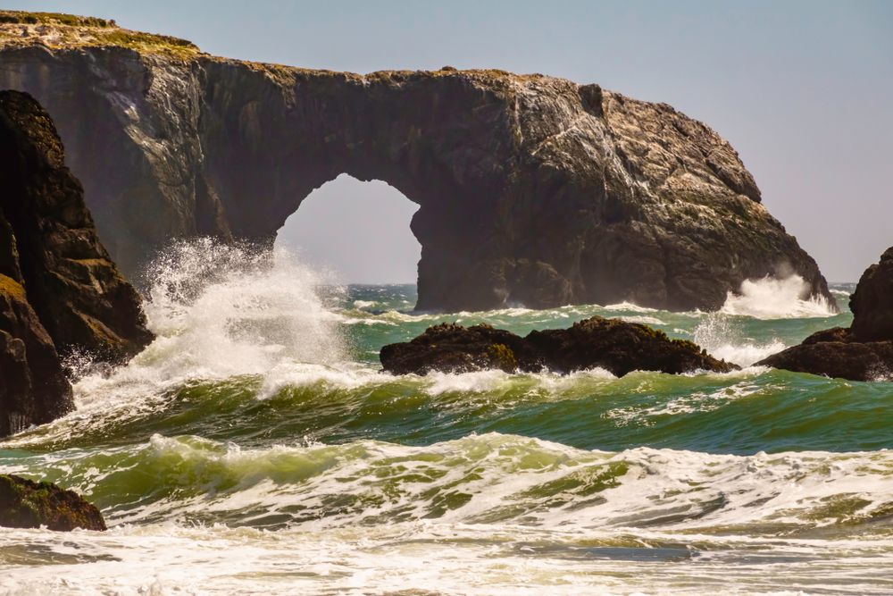 The waters of Sonoma Coast State Park