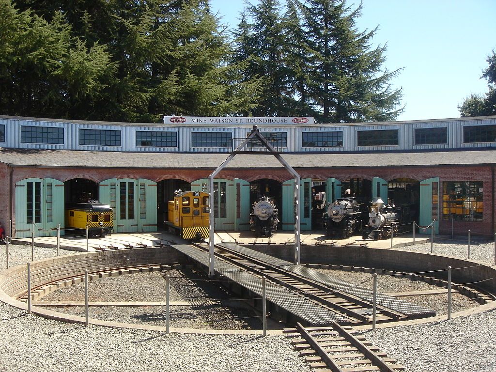 Roundhouse at Sonoma Train Town Railroad