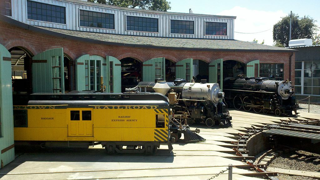 Trains at Sonoma Train Town Railroad