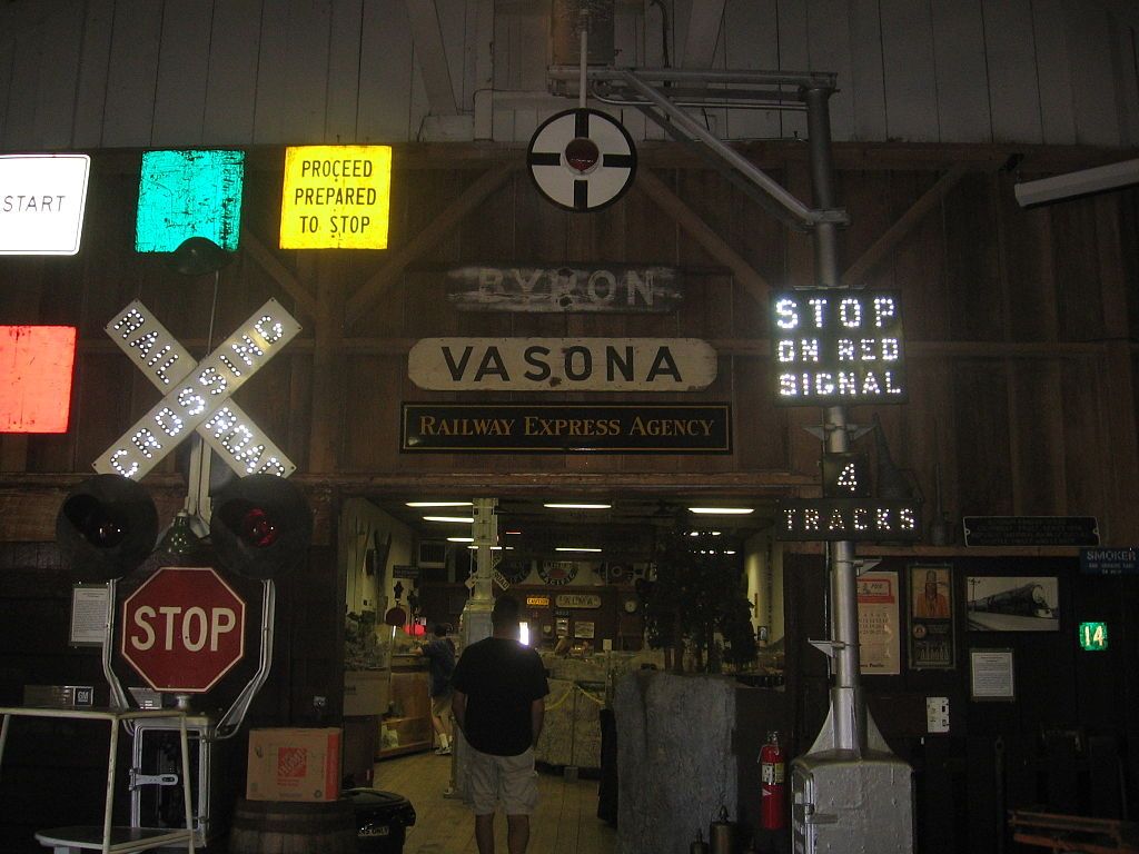 Interior of South Bay Historical Railroad Society