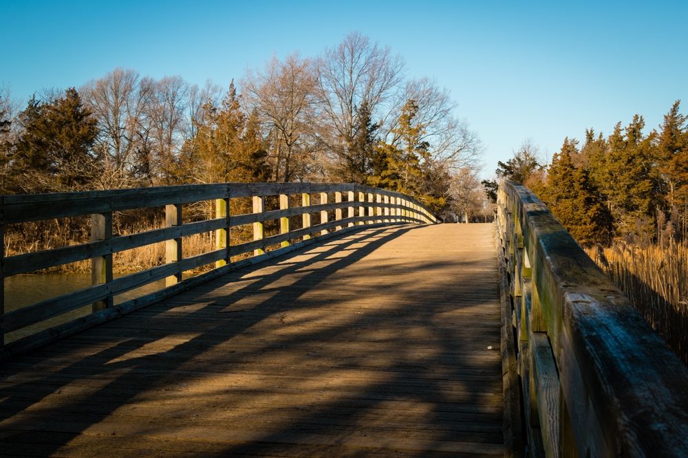 Boardwalk at Sunken Meadow State Park