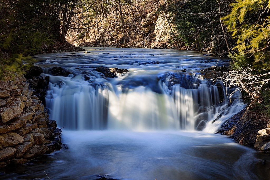 Waterfall at Sweet Arrow Lake County Park