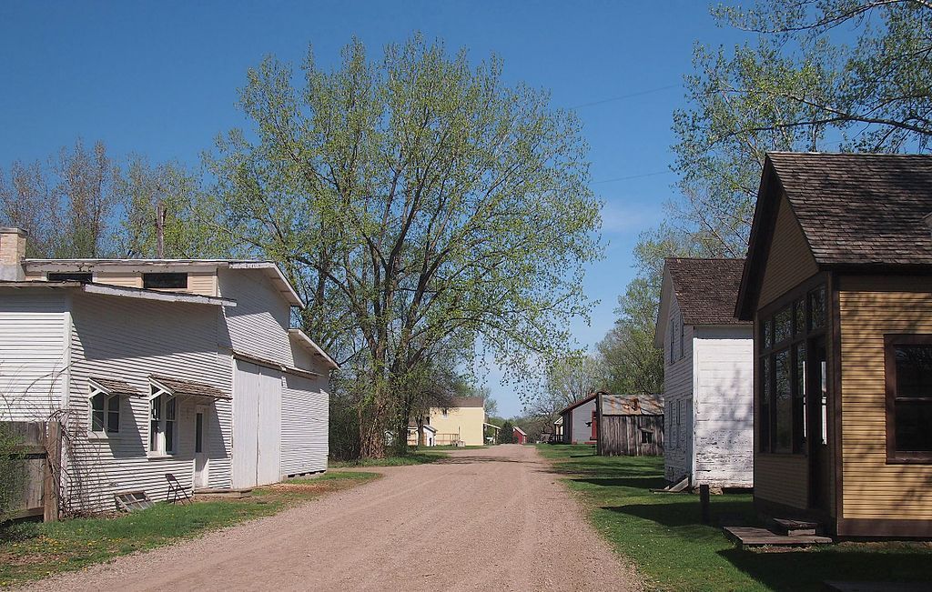 Buildings along The Landing - Minnesota River Heritage Park