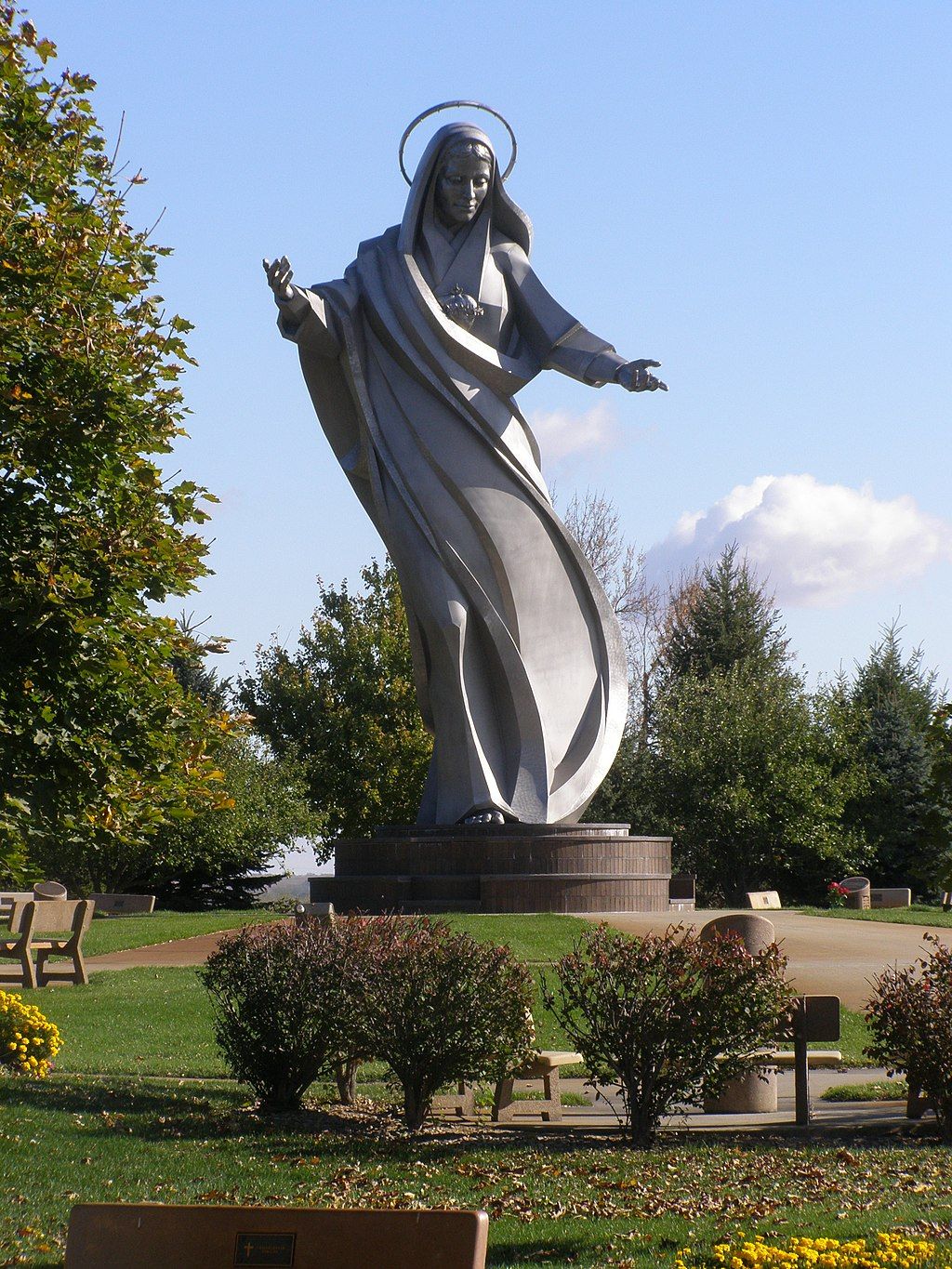 Statue of Mary at Trinity Heights