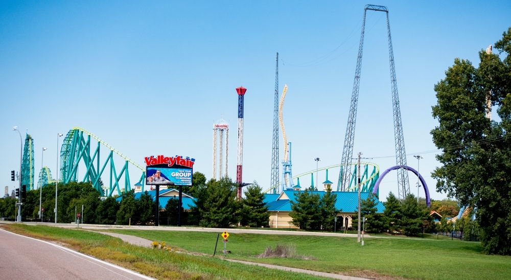 Daytime view of Valleyfair