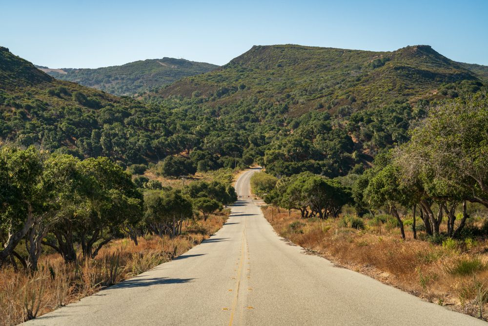 Scenic view of Fort Ord National Monument