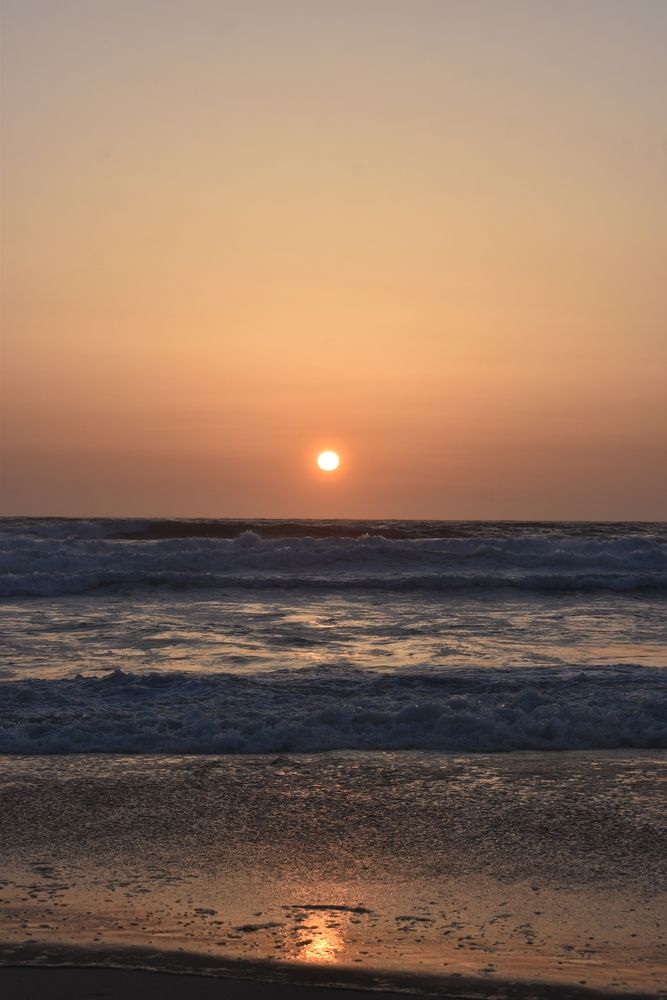 Gorgeous sunset at Marina State Beach