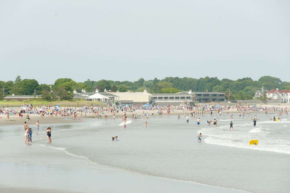 Daytime view of Scarborough State Beach
