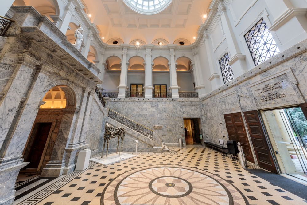 Interior of Cantor Arts Center