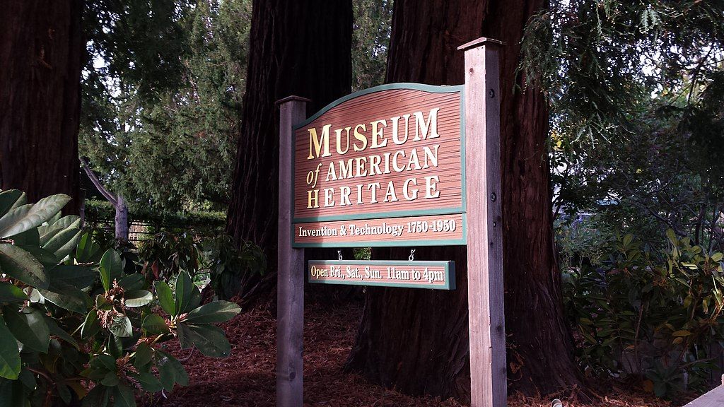 Signage of the Museum of American Heritage