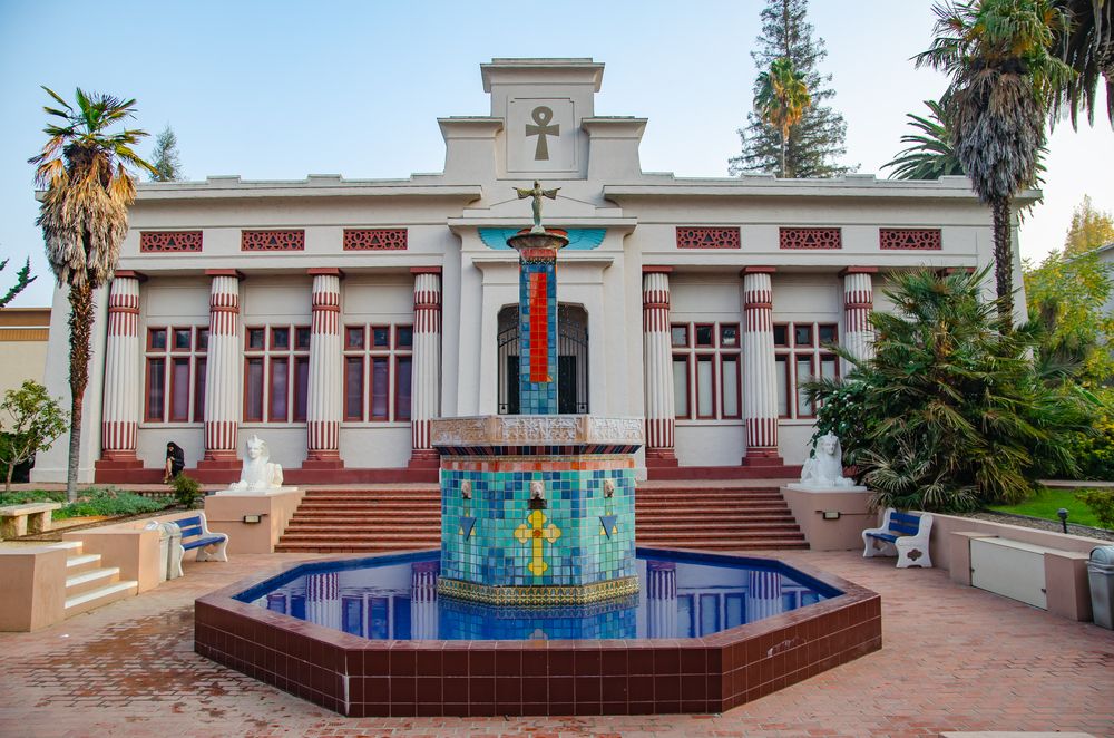 A building at Rosicrucian Egyptian Museum