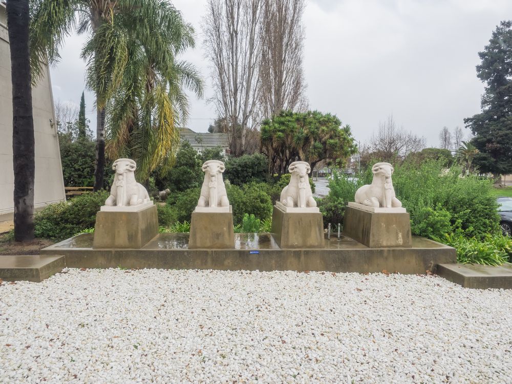Sculptures at Rosicrucian Egyptian Museum