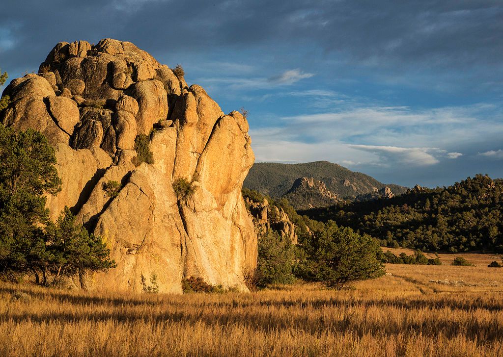 Rock formation at Browns Canyon National Monument