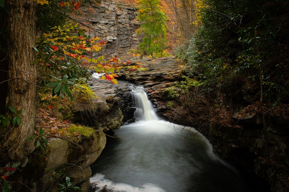 Top view of Nay Aug Falls