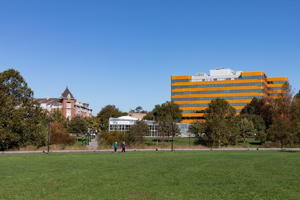 The grounds of Mill River Park