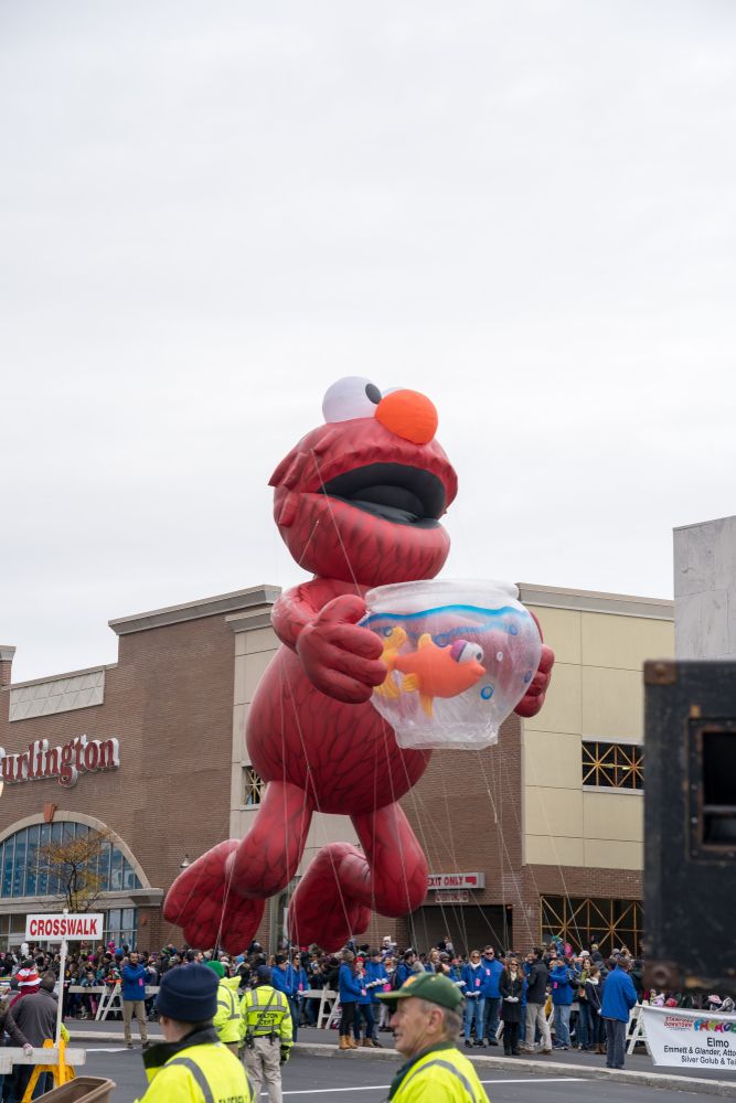 Elmo giant balloon at Stamford Downtown Parade Spectacular