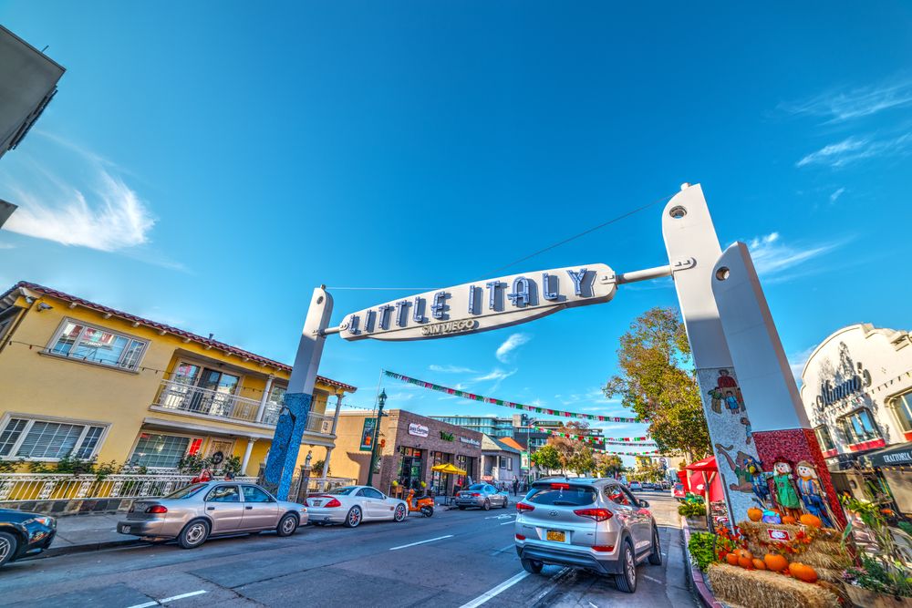 Entrance arch of Little Italy