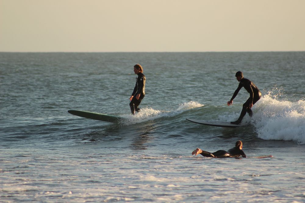 Surfing at Swami's Beach