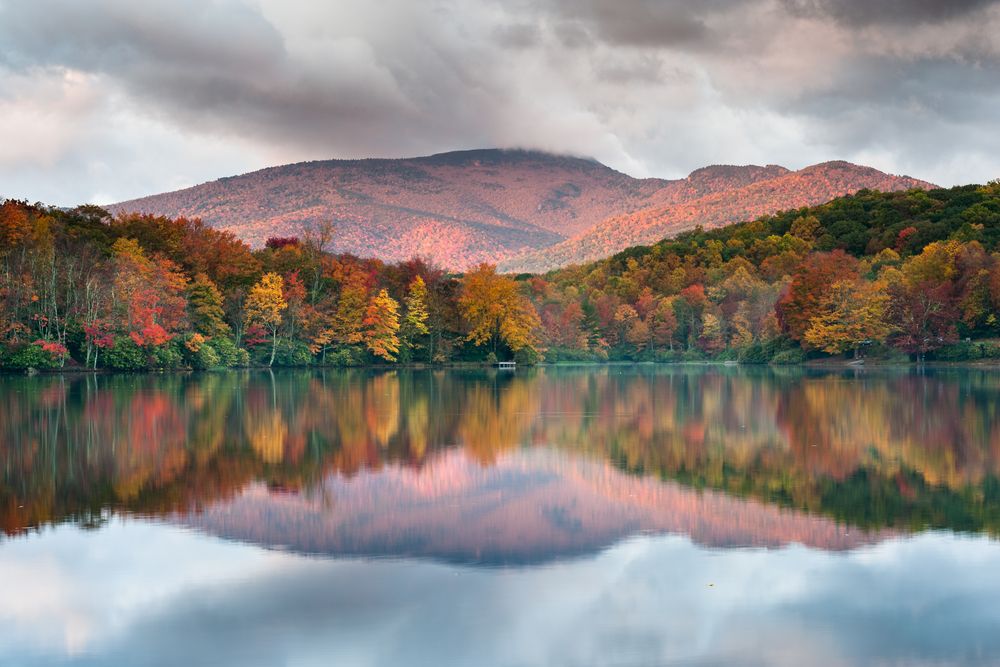 The calm waters of Price Lake