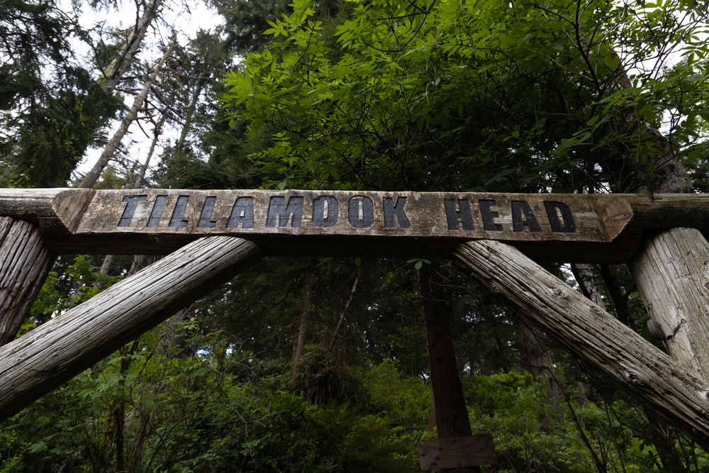 Name sign of Tillamook Head