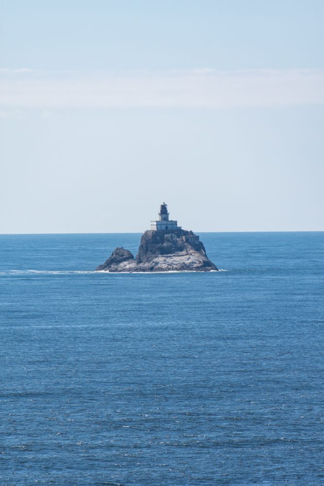 Tillamook Head's rock lighthouse