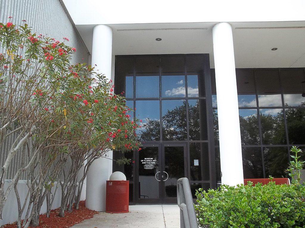 Entrance doors of Museum of Florida Art and Culture