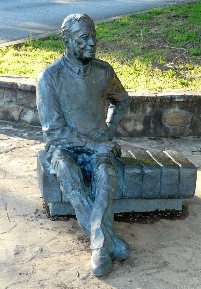 Statue in Franklin D. Roosevelt State Park