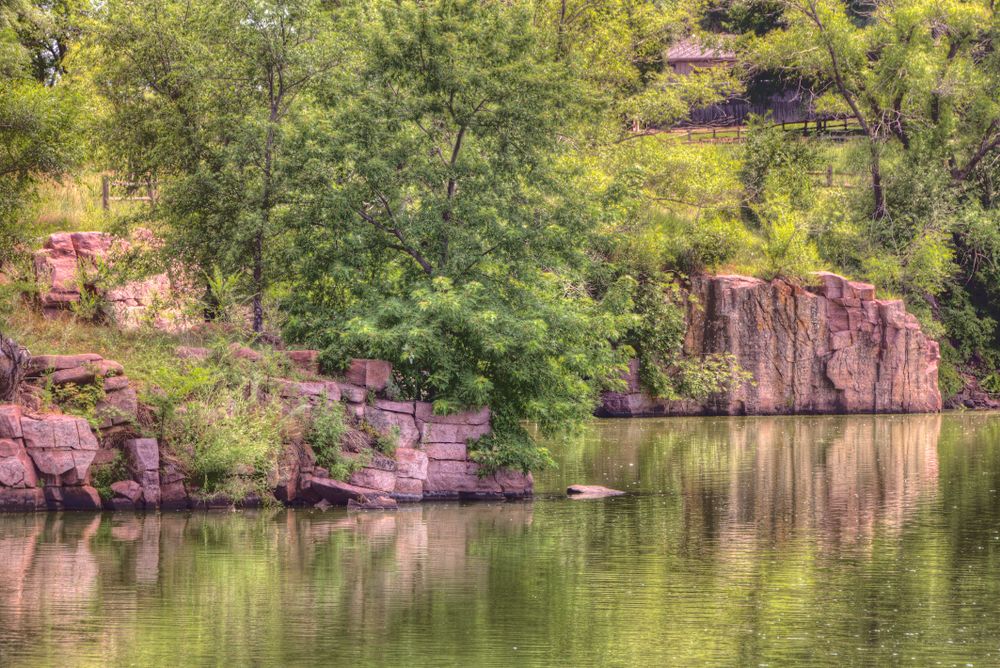 The waters of Arrowhead Park