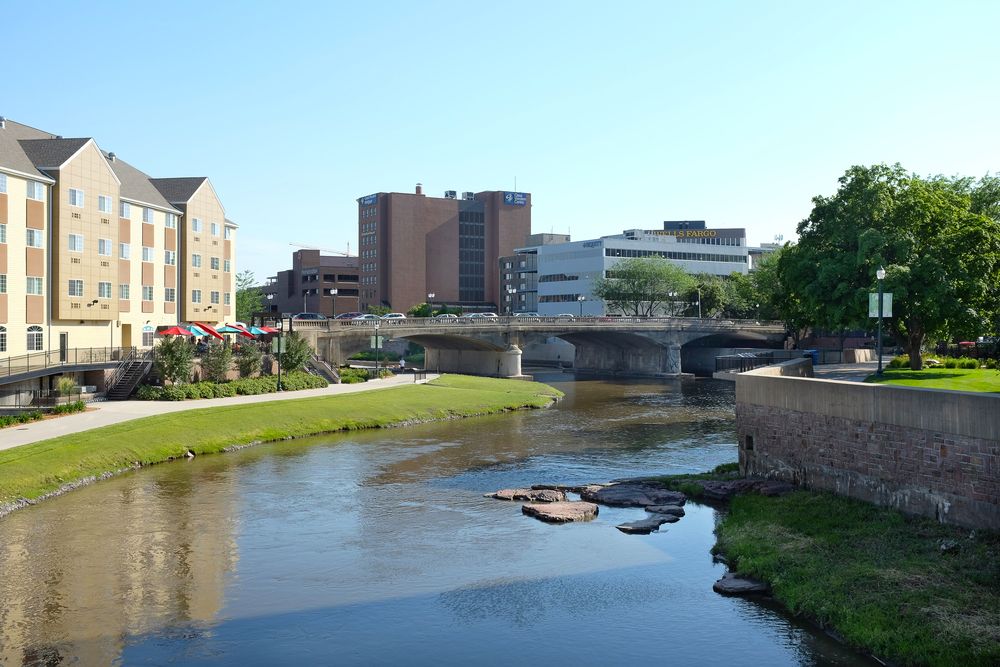 The waters of Big Sioux River