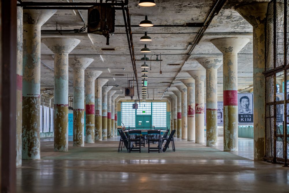 Interior of Alcatraz Island