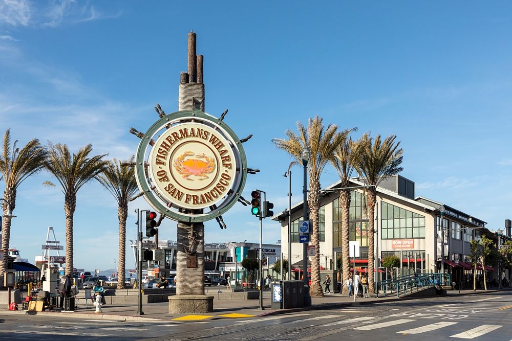 Signage of Fisherman’s Wharf