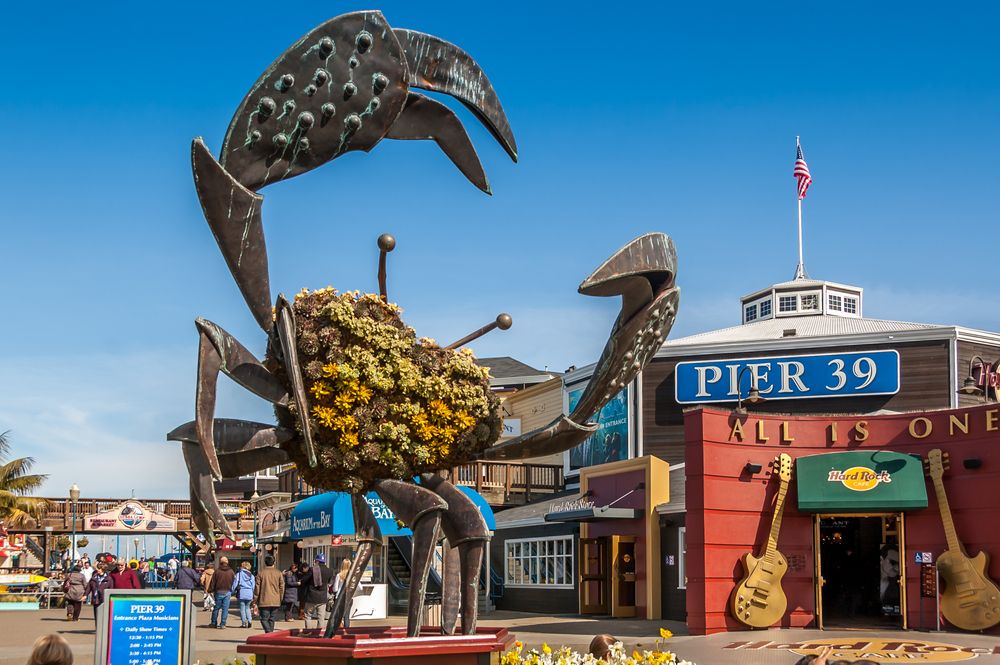 Crab statue at Fisherman’s Wharf